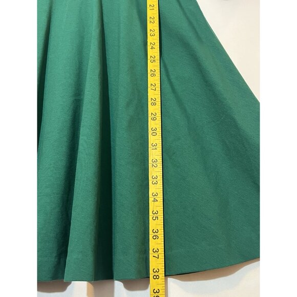 Boden Women’s Ponte Dress Size 10 R Green Lined 3/4 Sleeves Stretch Christmas - Picture 7 of 12